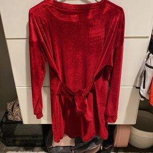 Red Velvet Dress